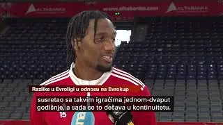 Ebuka Izundu pred meč Crvena Zvezda - Real I SPORT KLUB Košarka