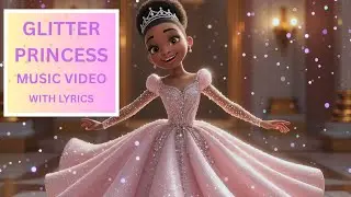 Glitter Princess! PARTY SONG! FUN and UPBEAT Song for GIRLS of ALL AGES! Sing Along!