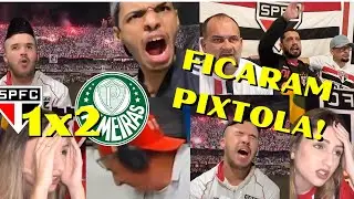 MELHORES REAÇÕES DOS SÃO PAULINOS - SÃO PAULO 1 X 2 PALMEIRAS