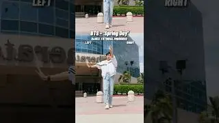 BTS - &lsquo;Spring Day (봄날) DANCE TUTORIAL MIRRORED #kpoptutorial