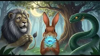 The Brave Rabbit and the Cursed Lion | Magical Forest Story for Kids | Bedtime Story for Kids