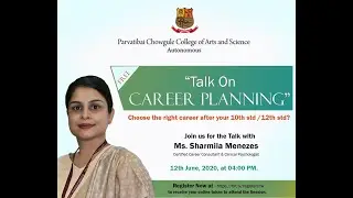 Talk on Career Planning - Chowgule College