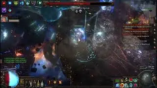 Path of exile   Kinetic blast 3 27 Black star boss fight