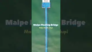 Floating Bridge Malpe Beach, Udupi #karnatakatourism #malpebeach #udupi #nammakarnataka