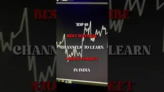 Top 10 Best YouTube Channels To Learn Stock Market in india #top10 #stockmarket #trading