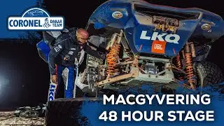 MACGYVERING OUR WAY THROUGH THE 48-HOUR DAKAR RALLY STAGE! 🤯