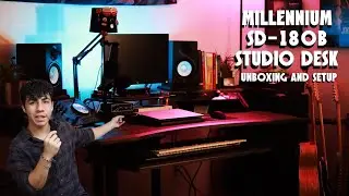Millennium SD-180 B Studio Desk Unboxing & Setup