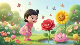 फूल खिले फूल खिले 🌸 | Flower Garden Song 🌼 | Phool Khile Phool Khile | Kids Hindi Rhyme 🎶