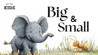Hands up & Down | Big & Small | Opposites | Perfect nursery Rhymes for kids | Peek-a-boo 