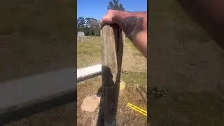 Round pen build - DAY 1
