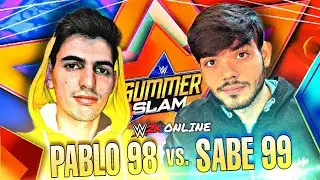PABLO 98 VS SABE 99 - 1 VS 1 ONLINE WWE 2K19 - 2 A 3 CAIDAS EXTREME RULES MATCH