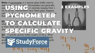 Calculate Specific Gravity Using a Pycnometer