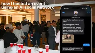 hosting an event using an ai social network