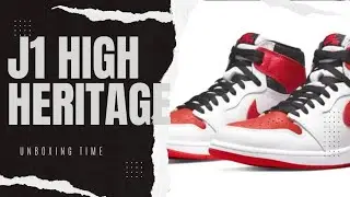 HERITAGE I JORDAN 1 HIGH I UNBOXING TIME
