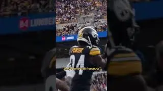 Joey Porter Jr TRASH TALK to OBJ After Interception 😳🍿 #nfl #shorts
