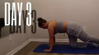 Day #3 Shred 30 Day Workout Challenge - Legs 21 Mins Pilates At Home No Equipment