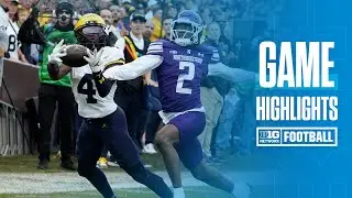 Michigan vs. Northwestern | HIGHLIGHTS | Big Ten Football | 11/15/2025