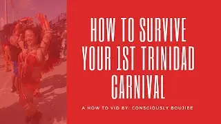 HOW TO SURVIVE YOUR 1ST TRINIDAD CARNIVAL