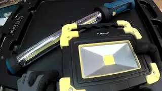Workzone Akku Led Stableuchte/Maximus Akku Led Lampe(Baustrahler)