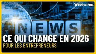 Entrepreneurs : quoi de neuf pour vous en 2026 ?