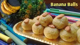 Don't waste over ripe Bananas🍌 Make Instant Banana Balls/No  sugar & Flour/Indian🇮🇳Cooking Express