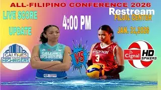 2026 ALL-FILIPINO CONFERENCE 👉🏼GALERIES HIGHRISERS VS CIGNAL SUPER SPIKERS | LIVE SCORE UPDATE