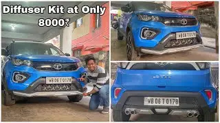 Installed New Diffuser Kit In Our Tata Nexon Bs6 XM || 12th Stage Modification || DipAngama