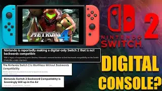 Nintendo выпустит модель Switch 2 без обратной совместимости.