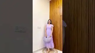 Soft and stunning lavender💜 #fashion #ytshorts #onlineshopping #outfit #dress @Renu_Chowdhary