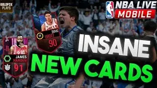 INSANE NEW CARDS IN NBA LIVE MOBILE!! | NEW 91 MASTER AND INSANE SHOOTER!!
