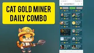 Cat Gold Miner Daily Combo Today 27 October | Cat Gold Miner Daily Combo 28 October