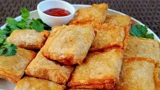 Aloo ke Cheesy Pocket | Crispy Veg Pocket | Sasta Veg Nasta | Ramzan iftar Snacks recipe 