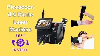 Picosecond Laser Machine for Tattoo Removal, Spot Removal, Pigmentation: How to Install | HR-AS64P