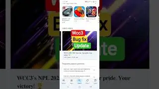 wcc3 Bug Fix Update #shorts