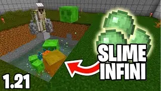 Tutoriel Ferme &agrave; SLIME 1.21 Minecraft Java
