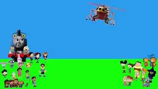 Thomas & his friends seeing Huxley