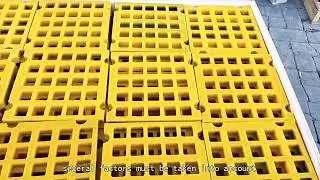 Polyurethane vibrating screen mesh for vibrating screen machines   Mine Ural 2025