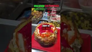 $21,000/Month Selling Loaded Baked Potatoes?! (Crazy Profits) 🥔💰🔥  #businessideas #earnmoney