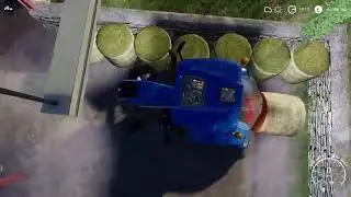 Farm sim 19 career Peter Vill farm Off to draw bails and stack them comment if you like it