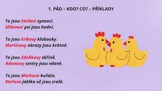 Skloňování přídavných jmen přivlastňovacích, vzor otcův, množné číslo | Čeština pro cizince (B2)