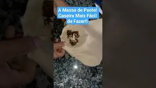 A Massa de Pastel Caseira Mais F&aacute;cil de Fazer!! #comida #receitafacil #receita