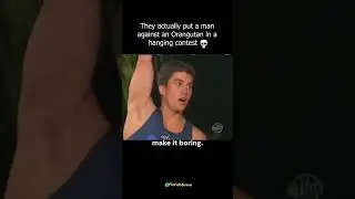 Man vs Beast In a Hanging Contest 😯