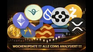 BTC, ETH, XRP UVM. WOCHENUPDATE !!! ALLE COINS ANALYSIERT !!!