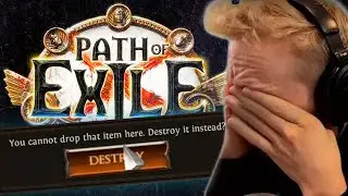 Quin69 Keeps Destroying Items In Path of Exile: Harvest | Quin69 Highlights #7