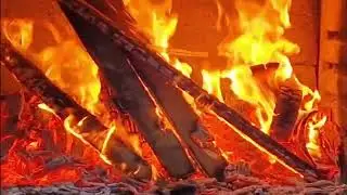 🔥Camino Acceso 4K con Suoni Naturali del Fuoco | Relax Profondo e Sonno Tranquillo🔥