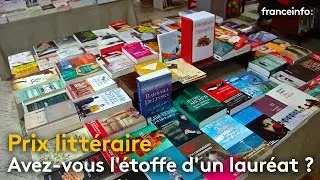 Avez-vous le profil d'un laur&eacute;at de prix litt&eacute;raire ? - franceinfo: