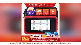 LAUNCH X431 CRP129E V2.0 OBD2 Scanner 12 Resets Auto Scan Engine ABS SRS Transmission Car Diagnostic