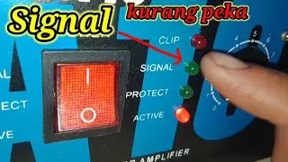 Modif kit panel CA series LED signal dan Klip agar lebih akurat.