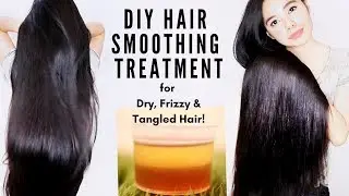 DIY Smoothing Hair Treatment At Home For Very Tangled Hair -Frizzy & Dry Hair Remedy-Beautyklove