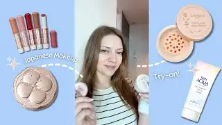 Trying makeup I bought in Japan 2024💄🇯🇵 #Canmake #jbeauty